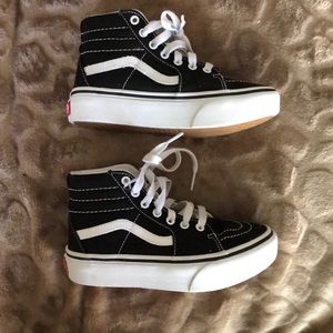Girls platform vans sneakers size 1.5